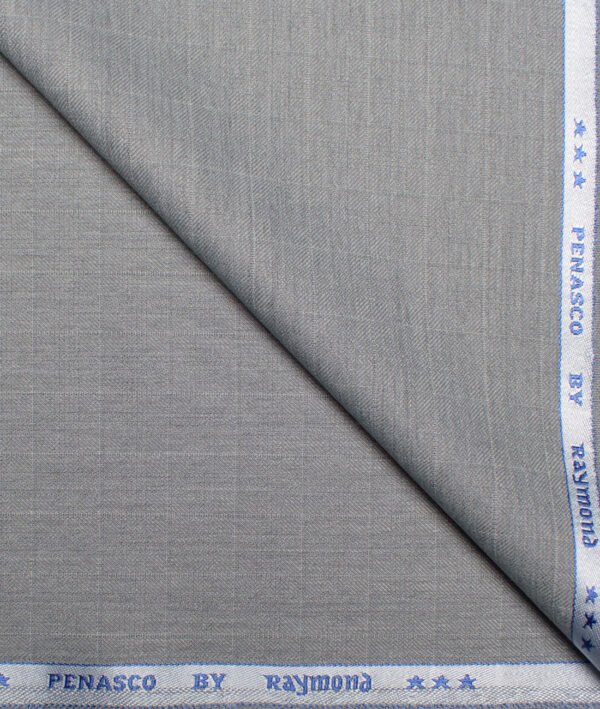 Raymond - Polyester Viscose Blend – Silver Grey – Pant Fabric